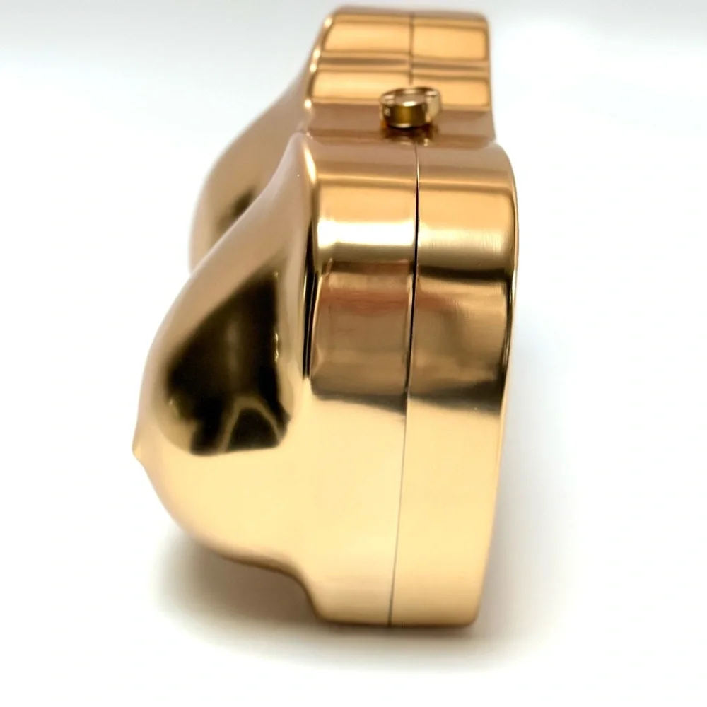 Cult Gaia Reina Clutch in Brushed Brass — $898 NWT